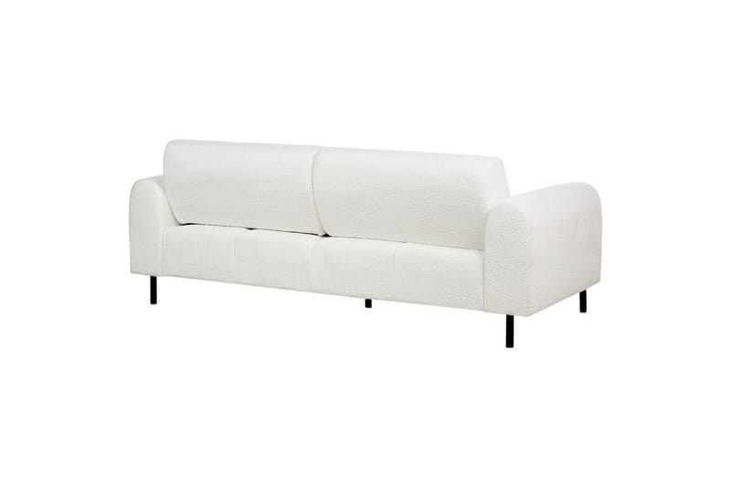Soffgrupp Askim Vit/Svart, Bouclé - Vit/Svart, Bouclé - Möbler - Soffa - Soffgrupp