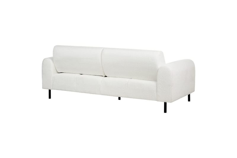 Soffgrupp Askim Vit/Svart, Bouclé - Vit/Svart, Bouclé - Möbler - Soffa - Soffgrupp