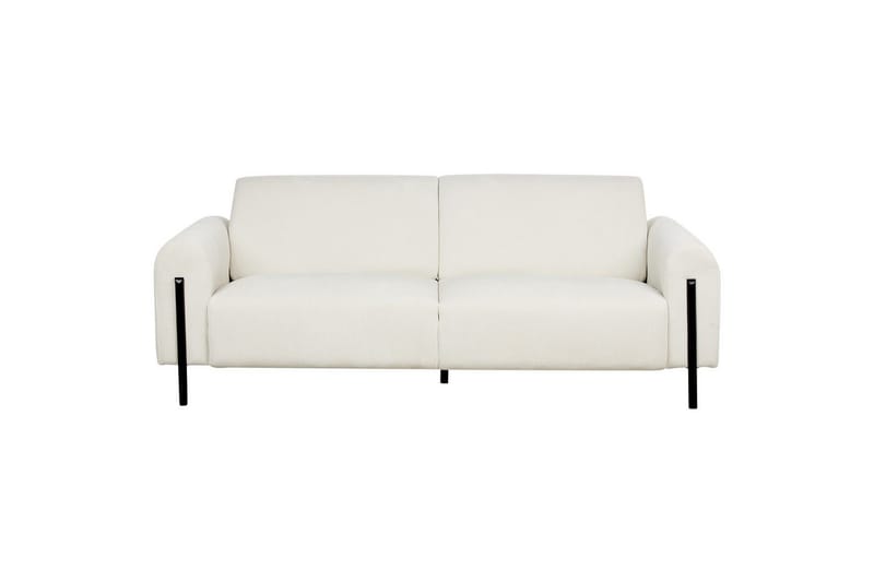 Soffgrupp Askim Vit/Svart, Manchestertyg - Vit/Svart, Manchestertyg - Möbler - Soffa - Soffgrupp