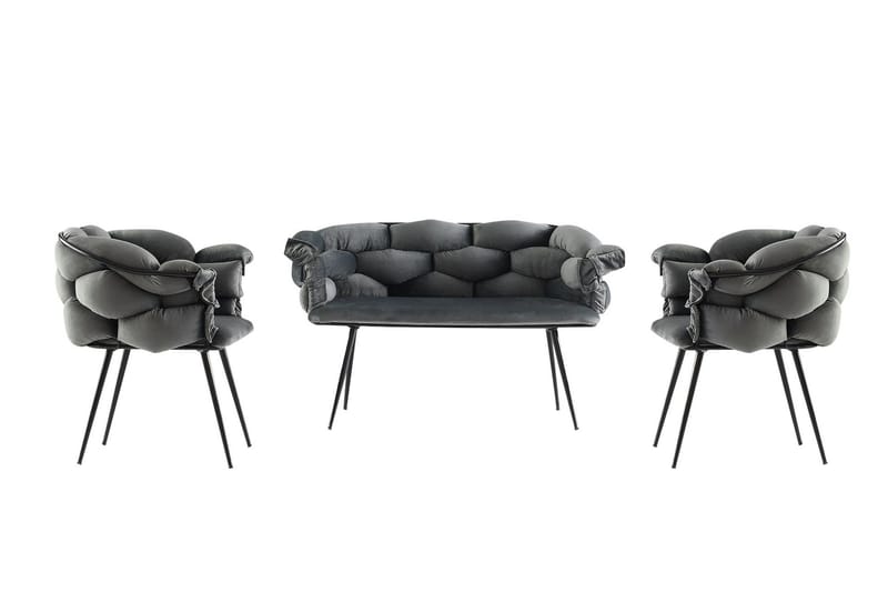 Balon Soffgrupp - Grå - Möbler - Soffa - Soffgrupp