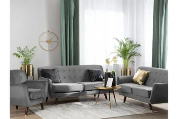 Bodo Soffgrupp 2-Sits+3-Sits+Fåtölj - Trä/Natur - Möbler - Soffa - Soffgrupp