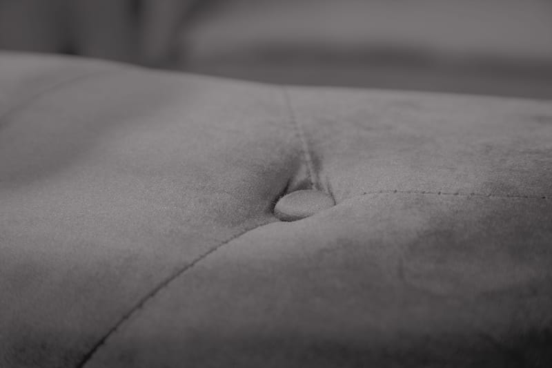 Chesterfield Lyx Soffgrupp 2-sits+Fåtölj Sammet - Mörkgrå - Möbler - Soffa - Soffgrupp - Chesterfield soffgrupp