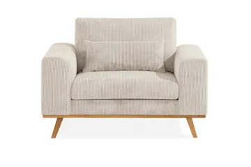 Copenhagen Soffgrupp 3-sits + 2-sits Soffa + Fåtölj i Manchester - Beige - Möbler - Soffa - Soffgrupp