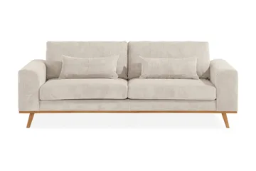 Copenhagen Soffgrupp 3-sits + 2-sits Soffa + Fåtölj i Manchester - Beige - Möbler - Soffa - Soffgrupp