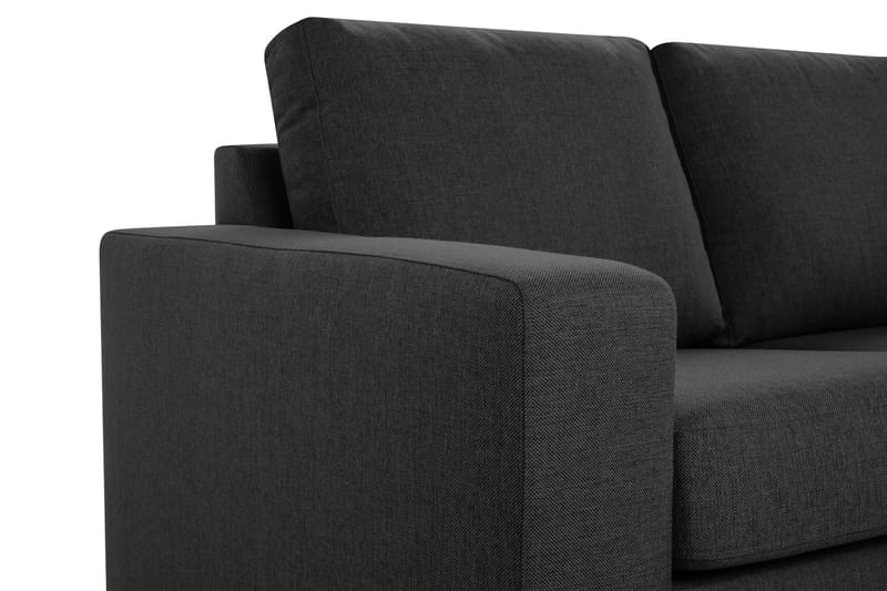 Crazy Soffgrupp 2-sits Soffa + Fåtölj i Tyg - Mörkgrå - Möbler - Soffa - Soffgrupp