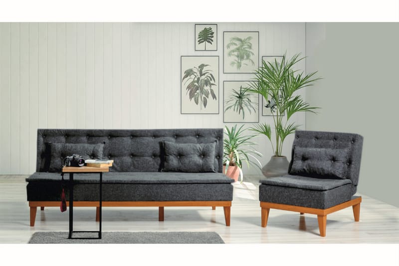 Fuoco Soffgrupp - Antracit - Möbler - Soffa - Soffgrupp