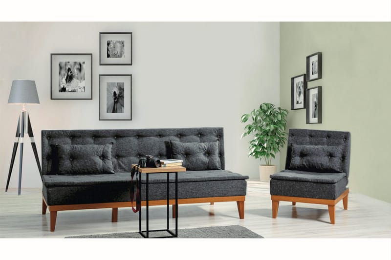 Fuoco Soffgrupp - Antracit - Möbler - Soffa - Soffgrupp