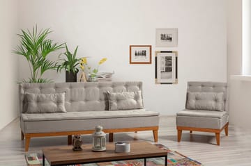Fuoco Soffgrupp - Cream - Möbler - Soffa - Soffgrupp
