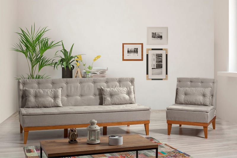 Fuoco Soffgrupp - Cream - Möbler - Soffa - Soffgrupp