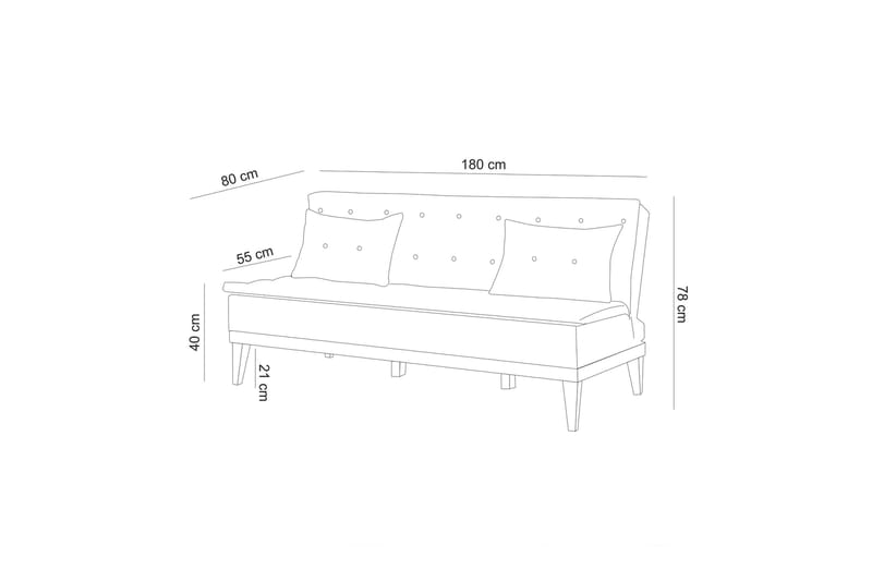 Fuoco Soffgrupp - Grå - Möbler - Soffa - Soffgrupp