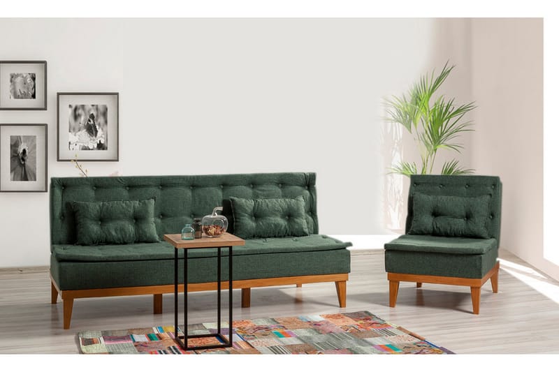 Fuoco Soffgrupp - Grön - Möbler - Soffa - Soffgrupp