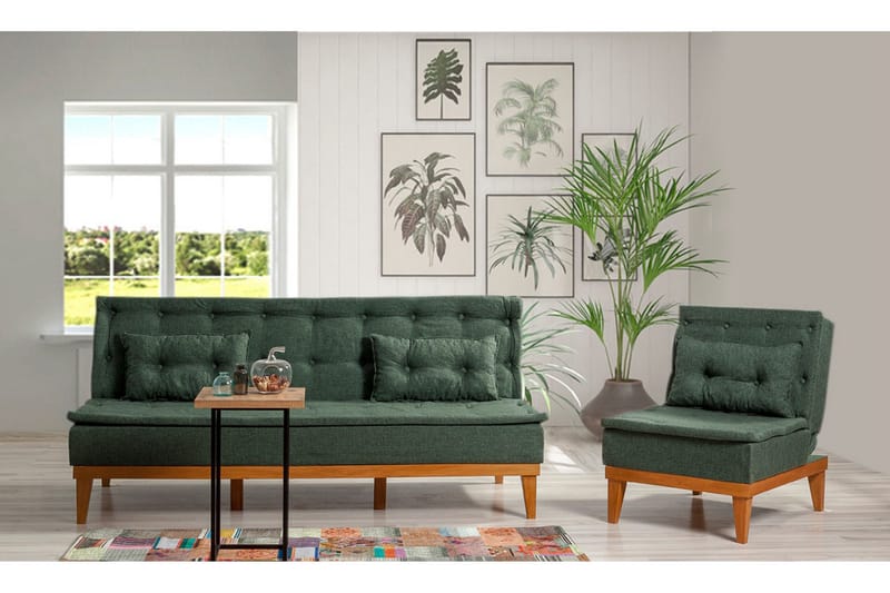 Fuoco Soffgrupp - Grön - Möbler - Soffa - Soffgrupp