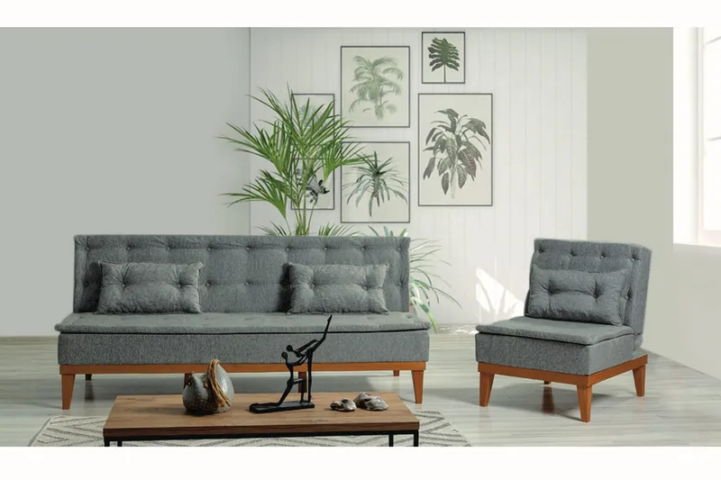 Fuoco Soffgrupp - Mörkgrå - Möbler - Soffa - Soffgrupp