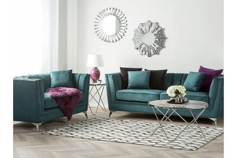 Gaula Soffgrupp 2-Sits+3-Sits - Blå - Möbler - Soffa - Soffgrupp