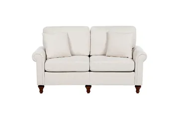 Soffgrupp Ginnerup Beige/mörkt trä - Beige/mörkt trä - Möbler - Soffa - Soffgrupp
