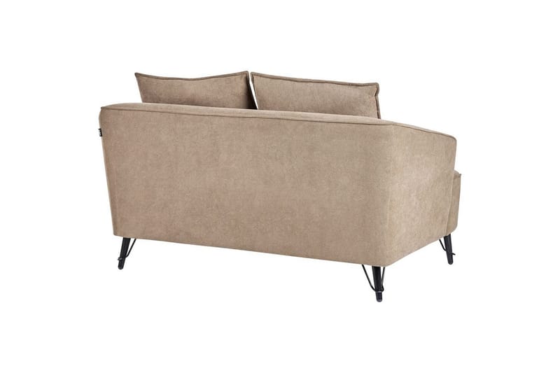 Soffgrupp Hobro Brun/Svart - Brun/Svart - Möbler - Soffa - Soffgrupp