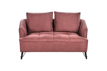 Soffgrupp Hobro Röd/Svart - Röd/Svart - Möbler - Soffa - Soffgrupp