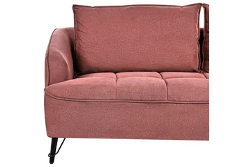 Soffgrupp Hobro Röd/Svart - Röd/Svart - Möbler - Soffa - Soffgrupp