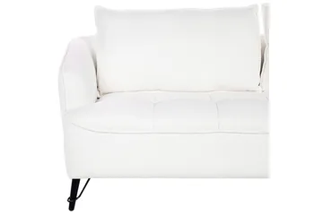 Soffgrupp Hobro Vit/Svart - Vit - Möbler - Soffa - Soffgrupp