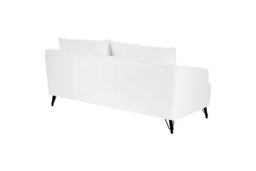 Soffgrupp Hobro Vit/Svart - Vit - Möbler - Soffa - Soffgrupp