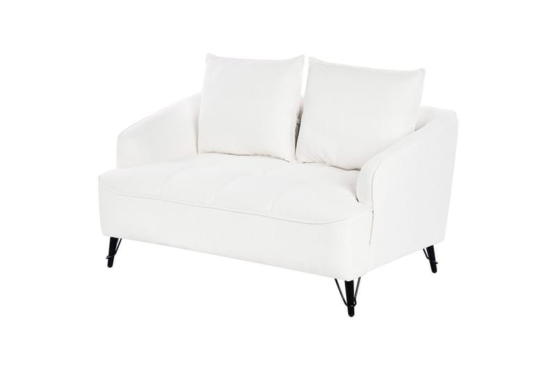 Soffgrupp Hobro Vit/Svart - Vit/Svart - Möbler - Soffa - Soffgrupp