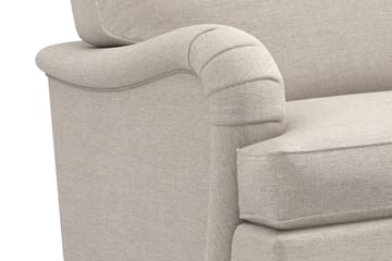 Howard Classic Soffgrupp 2-sits Soffa + Fåtölj + Fotpall i Tyg - Beige - Möbler - Soffa - Soffgrupp - Howard soffgrupp