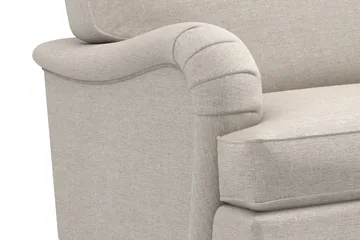 Howard Classic Soffgrupp 3-sits + 2-sits Soffa + Fåtölj + Fotpall i Tyg - Beige - Möbler - Soffa - Soffgrupp - Howard soffgrupp