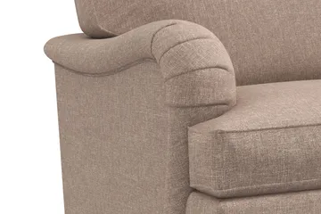 Howard Classic Soffgrupp 3-sits Soffa + Fåtölj + Fotpall i Tyg - Mörkbeige - Möbler - Soffa - Soffgrupp - Howard soffgrupp