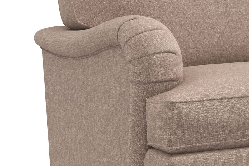 Howard Classic Soffgrupp 3-sits Soffa + Fåtölj i Tyg - Mörkbeige - Möbler - Soffa - Soffgrupp - Howard soffgrupp