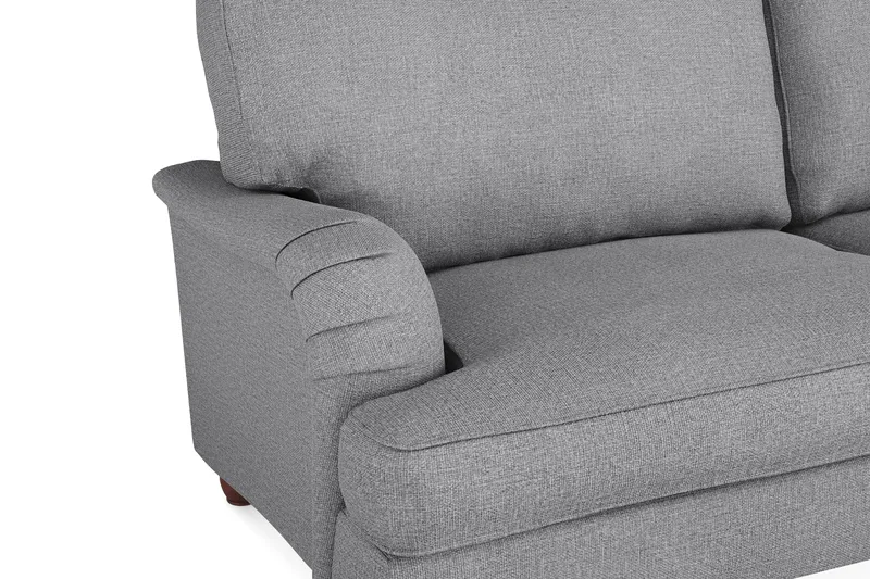 Howard Lyx Soffgrupp 3-sits + 2-sits Soffa + Fåtölj i Tyg - Ljusgrå - Möbler - Soffa - Soffgrupp - Soffgrupp 3 2 1