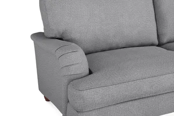 Howard Lyx Soffgrupp 3-sits Soffa + Divanfåtölj i Tyg - Ljusgrå - Möbler - Soffa - Soffgrupp - Howard soffgrupp