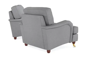 Howard Lyx Soffgrupp 3-sits Soffa + Fåtölj i Tyg - Ljusgrå - Möbler - Soffa - Soffgrupp - Howard soffgrupp
