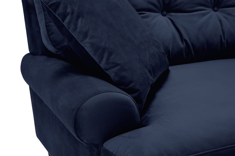 Andrew 3-sits Sammetssoffa - Blå - Möbler - Soffa - Soffgrupp - Howard soffgrupp