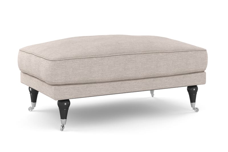 Andrew Soffgrupp 2-sits Soffa + Fåtölj + Fotpall i Tyg - Beige - Möbler - Soffa - Soffgrupp - Howard soffgrupp