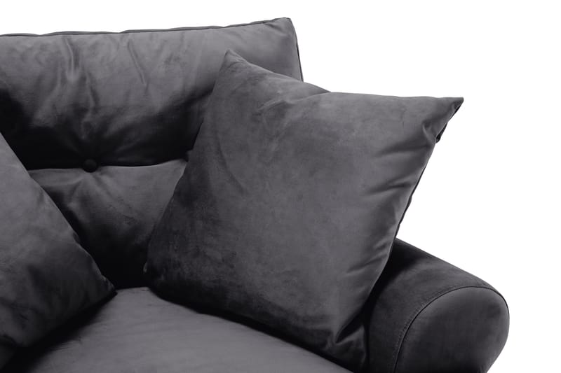 Andrew Soffgrupp 3+2 Sammet - Mörkgrå - Möbler - Soffa - Soffgrupp - Howard soffgrupp