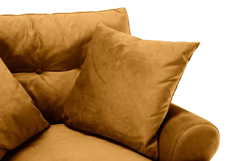 Andrew Soffgrupp 3+2 Sammet - Mörkgul - Möbler - Soffa - Soffgrupp - Howard soffgrupp