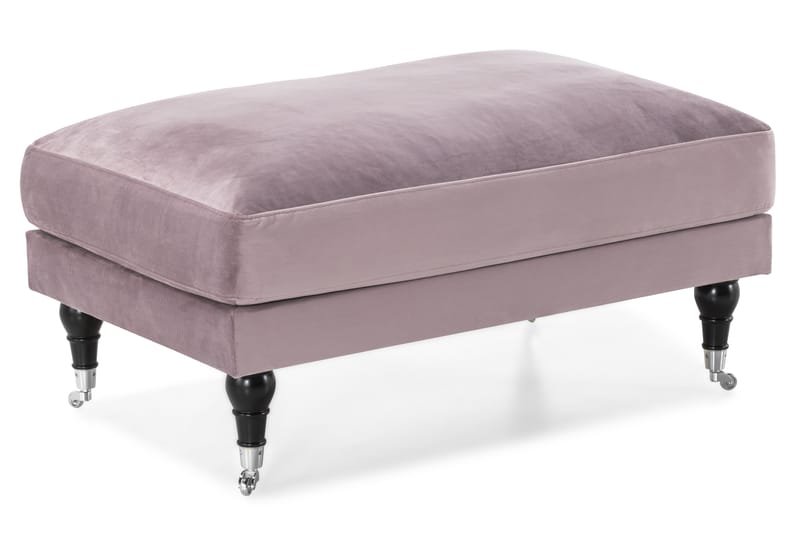 Andrew Soffgrupp 3-sits + 2-sits Soffa + Fåtölj + Fotpall i Sammet - Lila - Möbler - Soffa - Soffgrupp - Howard soffgrupp