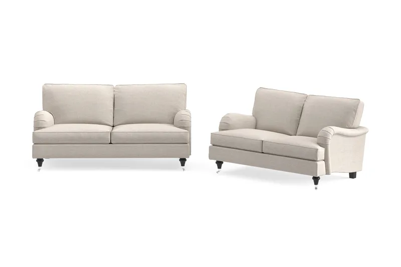 Howard Classic Soffgrupp 2-sits + 2-sits Tygsoffa - Beige - Möbler - Soffa - Soffgrupp - Howard soffgrupp