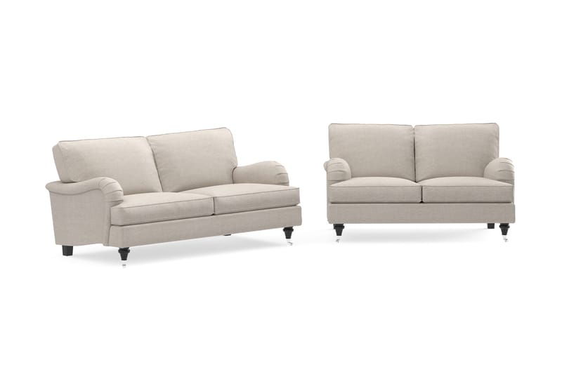 Howard Classic Soffgrupp 2-sits + 2-sits Tygsoffa - Beige - Möbler - Soffa - Soffgrupp - Howard soffgrupp