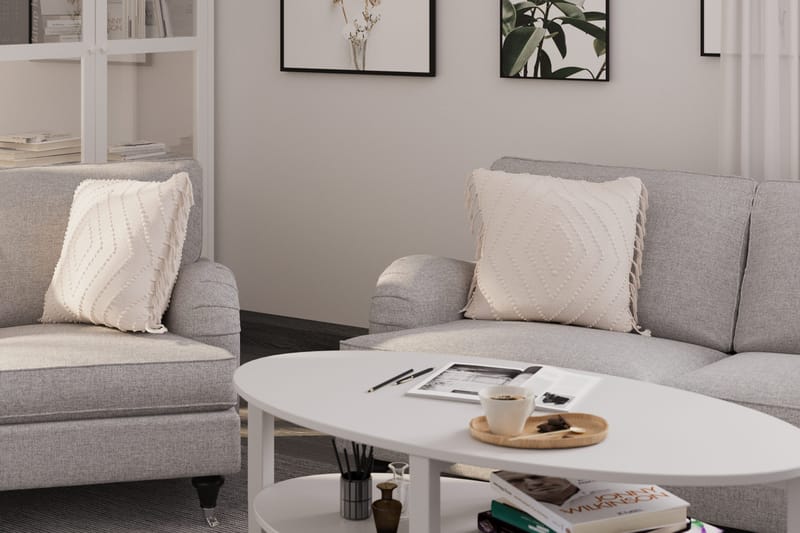 Howard Classic Soffgrupp 2-sits + 2-sits Tygsoffa - Grå - Möbler - Soffa - Soffgrupp - Howard soffgrupp