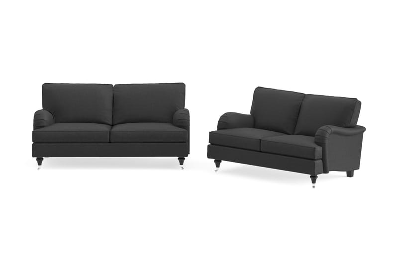 Howard Classic Soffgrupp 2-sits + 2-sits Tygsoffa - Mörkgrå - Möbler - Soffa - Soffgrupp - Howard soffgrupp