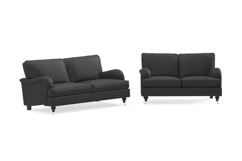 Howard Classic Soffgrupp 2-sits + 2-sits Tygsoffa - Mörkgrå - Möbler - Soffa - Soffgrupp - Howard soffgrupp