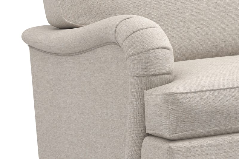 Howard Classic Soffgrupp 2-sits Soffa + Fåtölj + Fotpall i Tyg - Beige - Möbler - Soffa - Soffgrupp - Howard soffgrupp