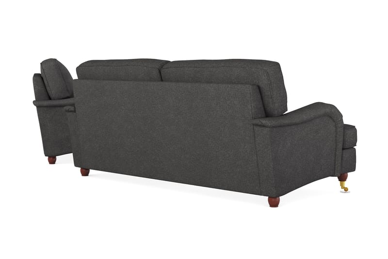 Howard Lyx Soffgrupp 3-sits + 2-sits Tygsoffa - Mörkgrå - Möbler - Soffa - Soffgrupp - Howard soffgrupp