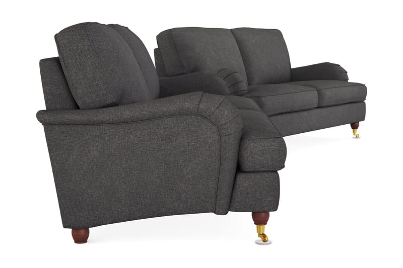 Howard Lyx Soffgrupp 3-sits + 2-sits Tygsoffa - Mörkgrå - Möbler - Soffa - Soffgrupp - Howard soffgrupp
