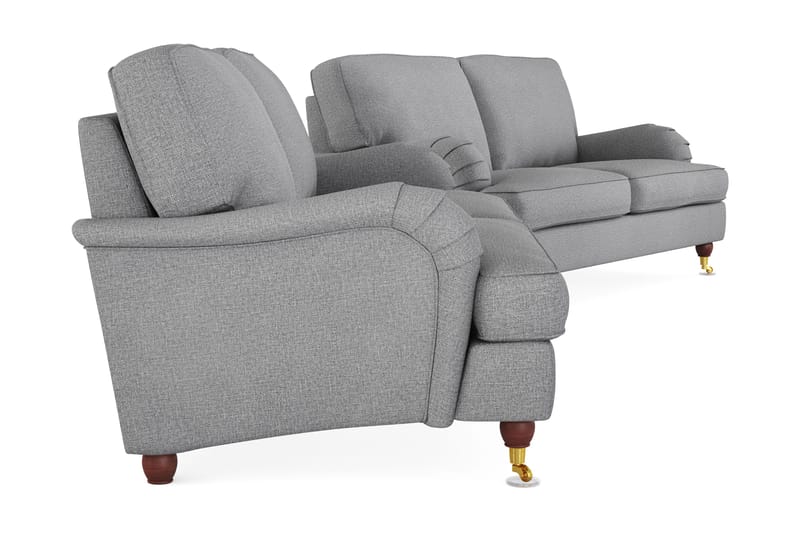 Howard Lyx Soffgrupp 3-sits + 2-sits Tygsoffa - Ljusgrå - Möbler - Soffa - Soffgrupp - Howard soffgrupp