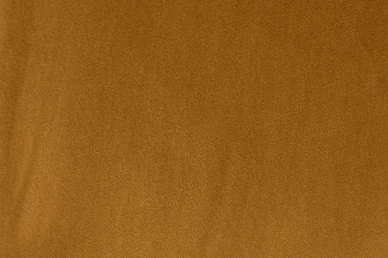 Howard Riviera Soffgrupp Svängd 3-sits + 2-sits Soffa + Fåtölj + Fotpall i Sammet - Mörkgul - Möbler - Soffa - Soffgrupp - Howard soffgrupp