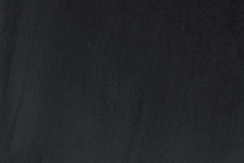 Howard Riviera Soffgrupp Svängd 3-sits + 2-sits Soffa + Fåtölj + Fotpall i Sammet - Svart - Möbler - Soffa - Soffgrupp - Howard soffgrupp