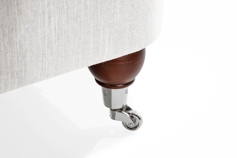 Howard Riviera Soffgrupp Svängd 3-sits + 2-sits Soffa + Fåtölj + Fotpall i Tyg - Ljusgrå - Möbler - Soffa - Soffgrupp - Howard soffgrupp