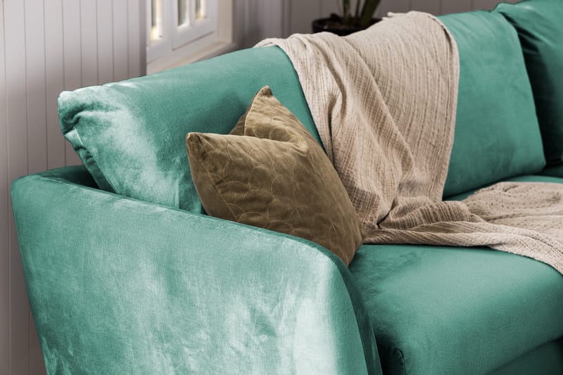 Trend Soffgrupp 3-sits + 2-sits Sammetssoffa - Grön - Möbler - Soffa - Soffgrupp - Howard soffgrupp